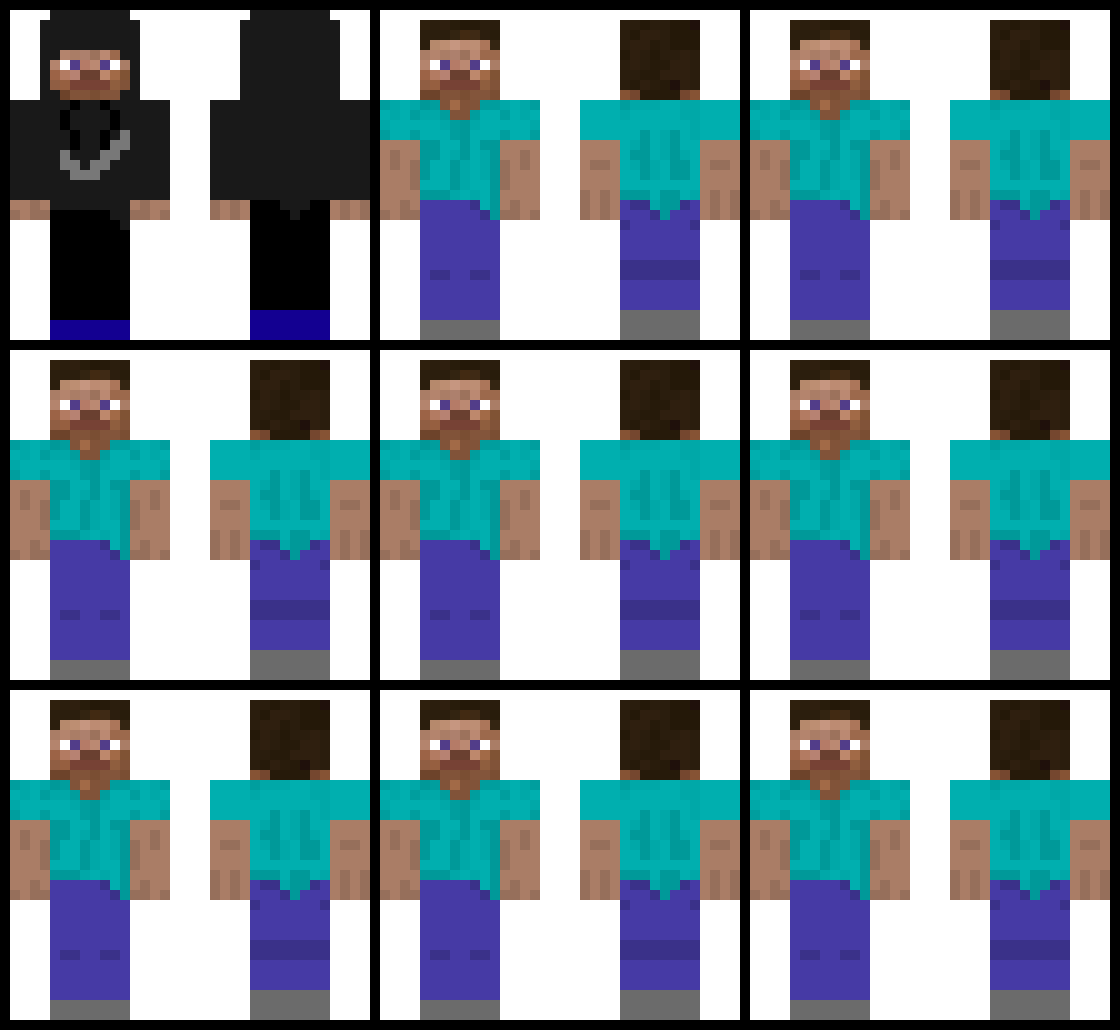 [f9973c] 9 Different Versions Of Steve