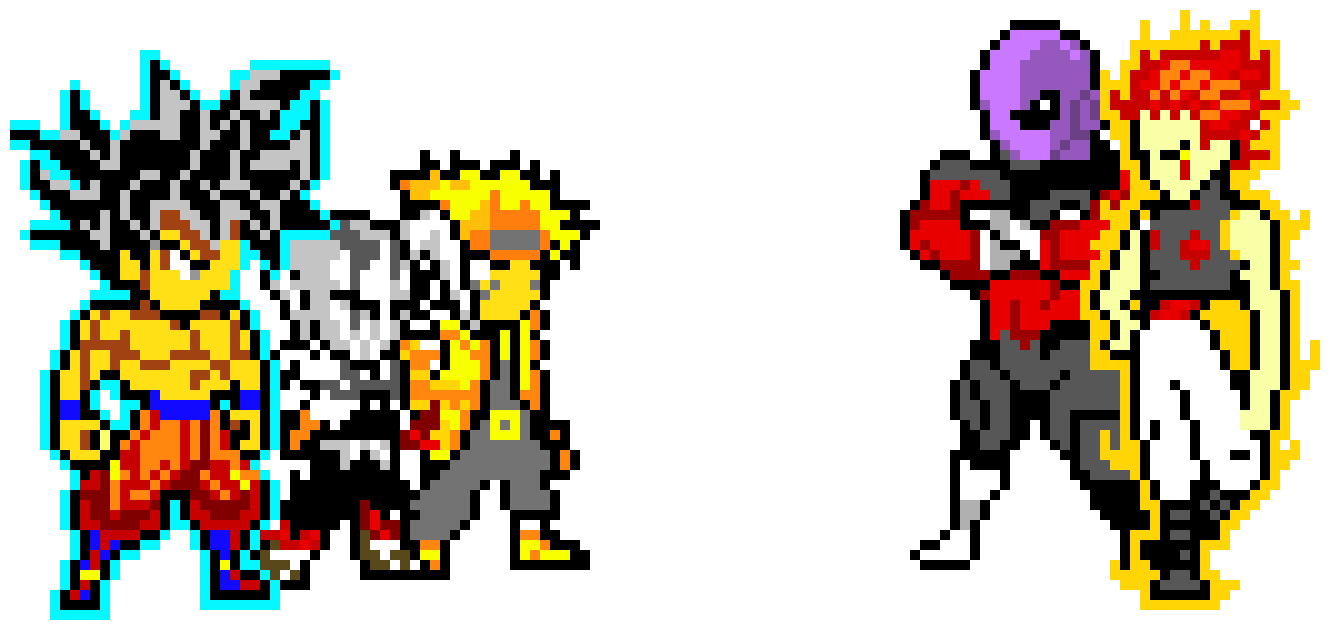 [923033] Goku,Ichigo&Naruto Vs Jiren&Hisoka