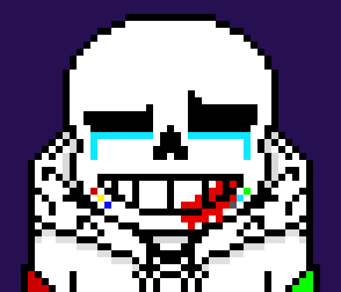 [0ae1f1] *coughs up blood, then tps and sends bones at Terror*
