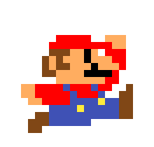 [d79220] 8 Bit Mario Jumping