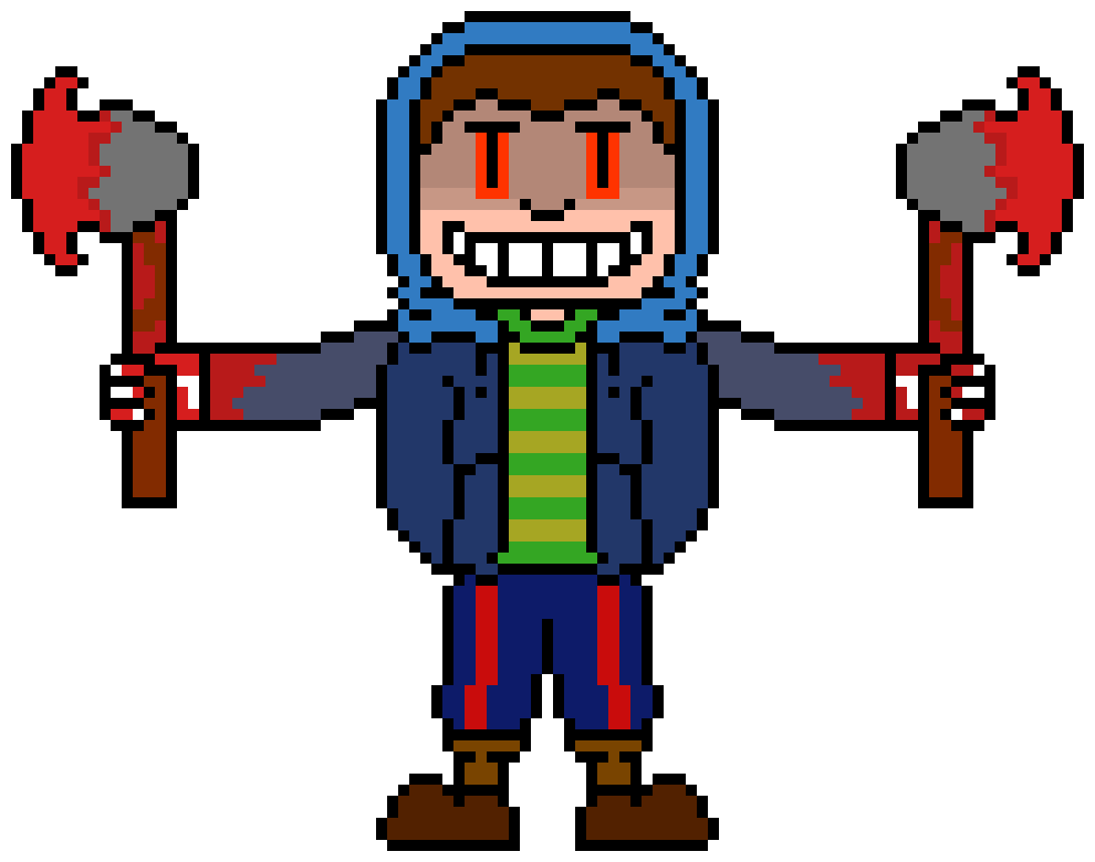 [d6b045] *He kills all his friends even GF and Shaggy*