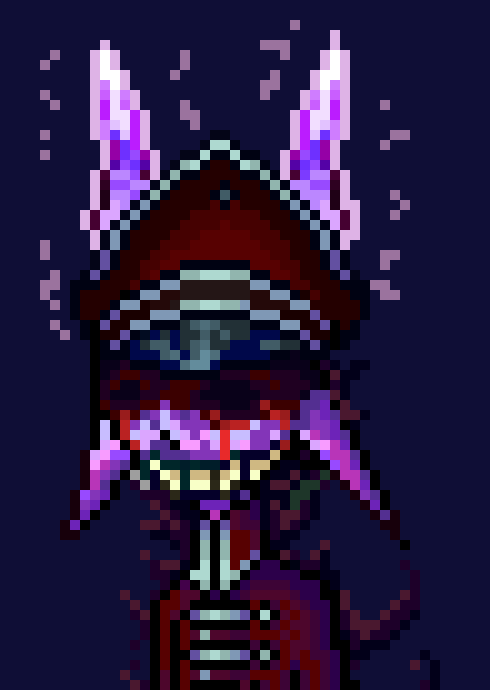 [8f2cd9] (practice writing/rp) *he seemed to see one was asleep in this very room he came into he uses his limbs hovering above a man sleeping. as he hovers above he grabs the man, he has fear pure fear in his eyes. warden looking him in the eyes and biting his head off slurping up his spine vertebrae like a noodle, bones crushing between his teeth he sucks out all his organs and intestines as if he were a caprisun dropping the body as it was an empty husk*  . . . . . . . . . . . . . -[[WardenKnox]]-.......[Hollett/Collins]
