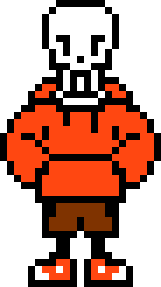 Underswap Papyrus Overworld Sprite [King Squid Edit]