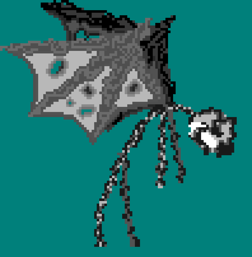 [4d484c] im kinda contemplating adding Dog... see Dog looks just like a cat version of Storyteller, aka just a cat face and tail...But how would I add the eldritch to the ears without it looking like part of the head...