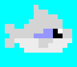 Theme in desc -Pams Great White Shark