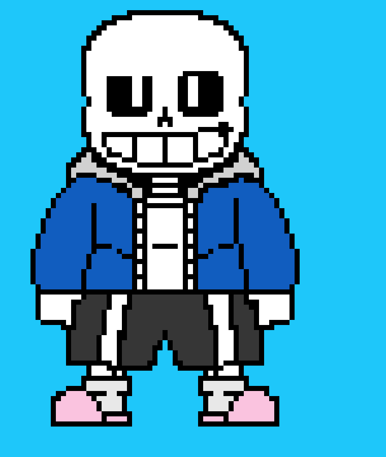 My UnderTale Sans with color wip