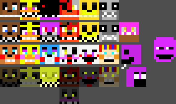 [9664c4] Fnaf Fnaf2 and Fnaf 3 animatronics