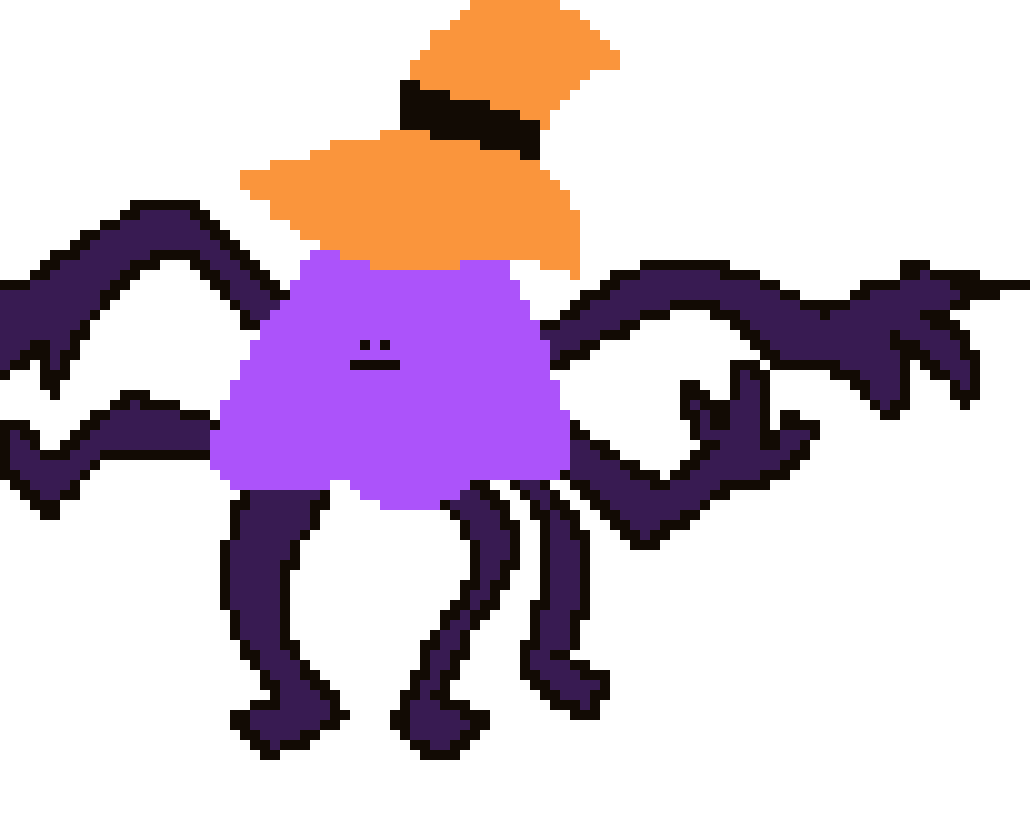Don't ask why my ghost has a million arms and legs-bad boo