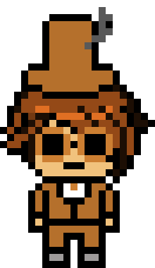Isaac pixel sprite