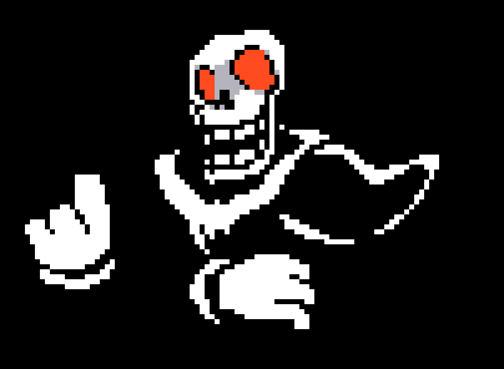 [2fb02c] * HELLO TINY HUMANS! IT IS I, THE GREAT PAPYRUS!