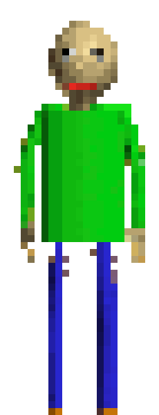 [990543] Baldi does 6 pounds of cocaine and reconsiders his life choices.