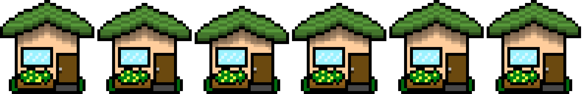 [54cec1] Green House Sprite