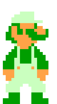 [aa1448] SMB1 Luigi