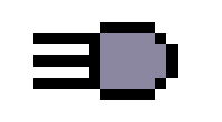 [1446f7] 3-barrel main gun