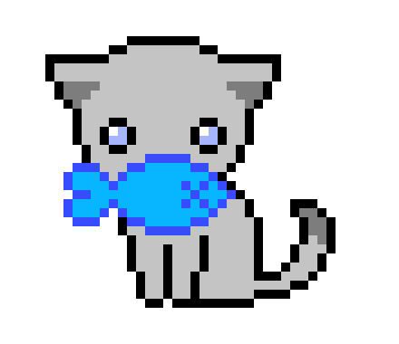 [c750c1] Cat with Fish