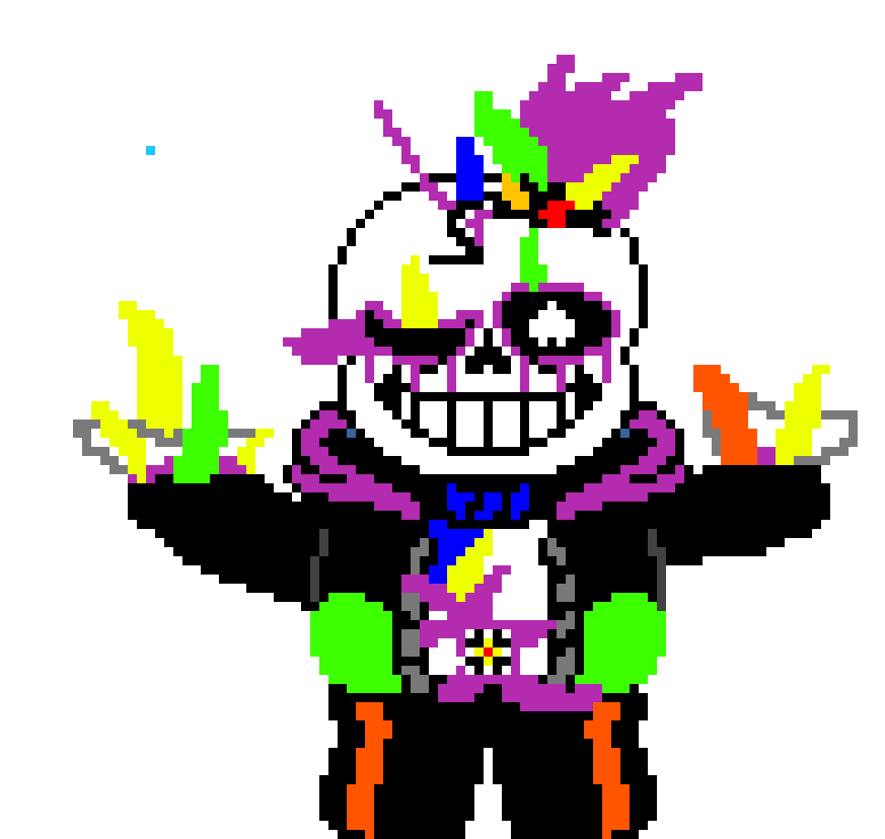 True!Fresh sans sprite by Fresh!Ink sans aka luigis mansion 3 sans