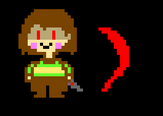 Sends more slash projectiles at among us sans while running away from swap chara so they can attack among us sans instead of me *
