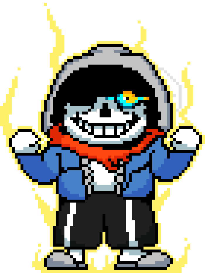 [0b6637] Undertale: The Final Battle/Disbelief Sans Phase 3 Sprite. (IMPROVED) [FIXED DESCRIPTION]
