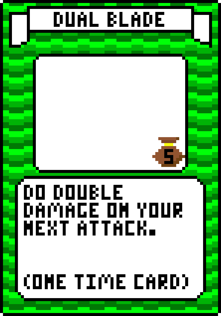 [aca841] Forest Dual Blade Card