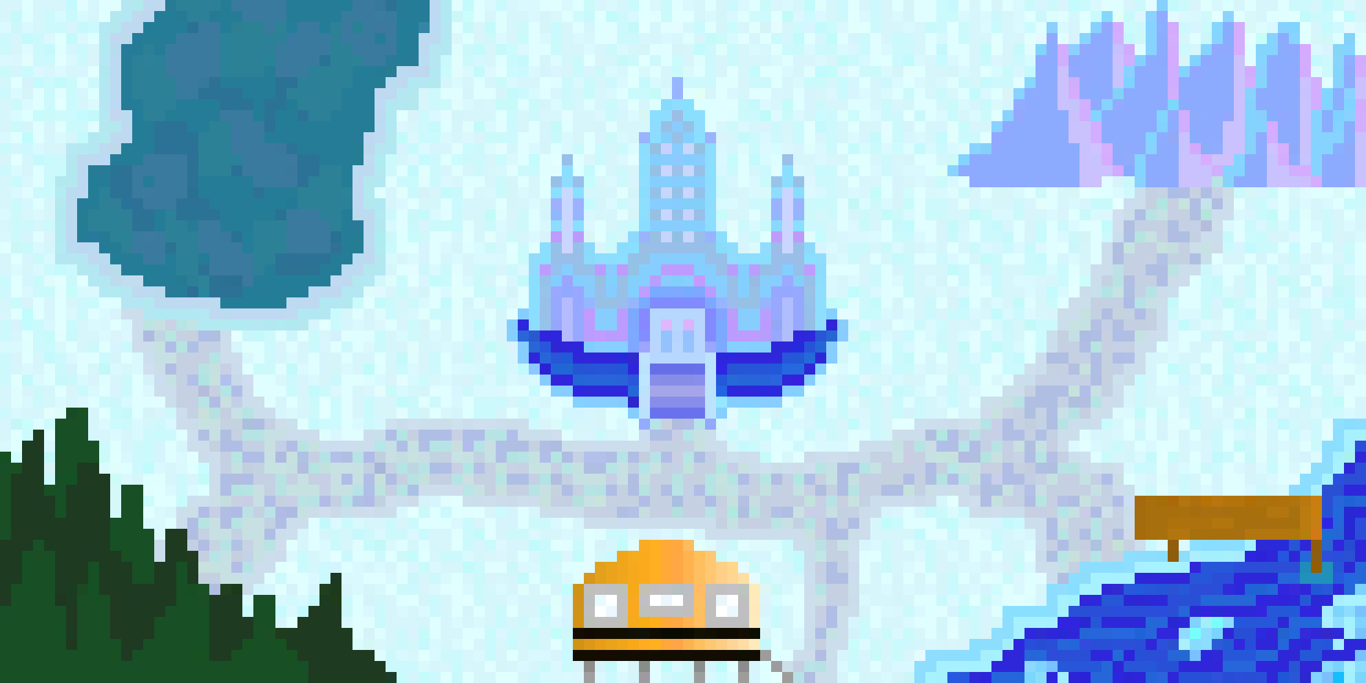 [4bed0d] Ice world minimap 3.0 pxl16 finished