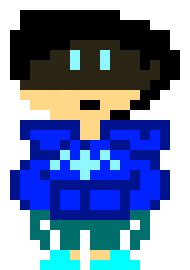 [fff8a3] ...? *he looks up at the drone (i think).*