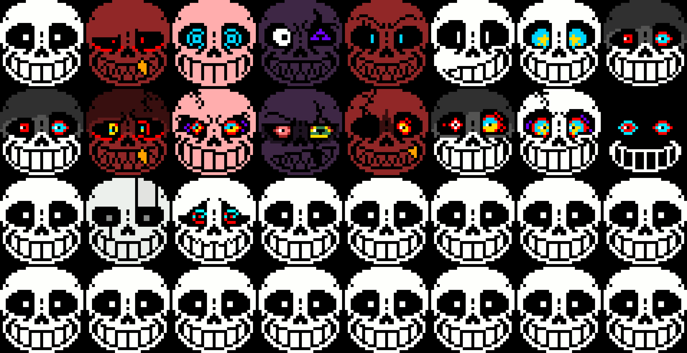 lol so i added paint and PSB!underfell sans