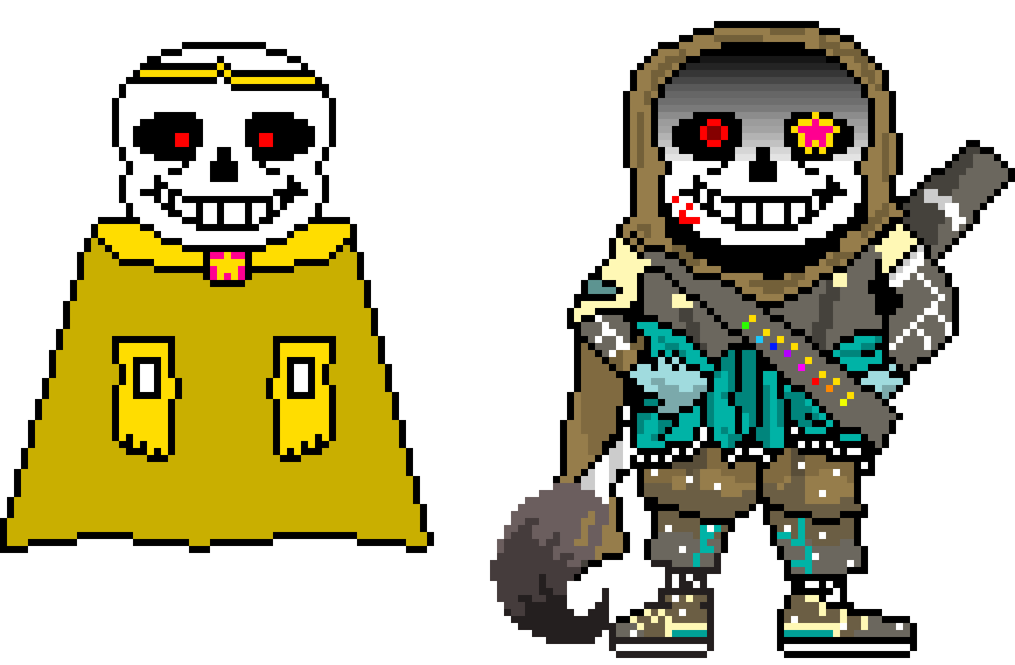 [029188] Dust Ink Sans and Phantom dream