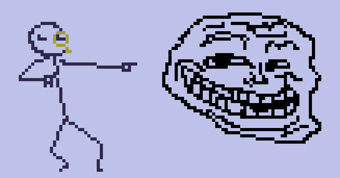 [439fa7] sybau, happy birthday to the troll face -Demented