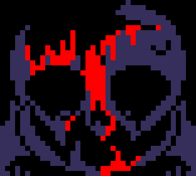 [7ce906] *(Demented got up, and walked directly towards twilight, like through walls and shit...) -HorrorTale Sans