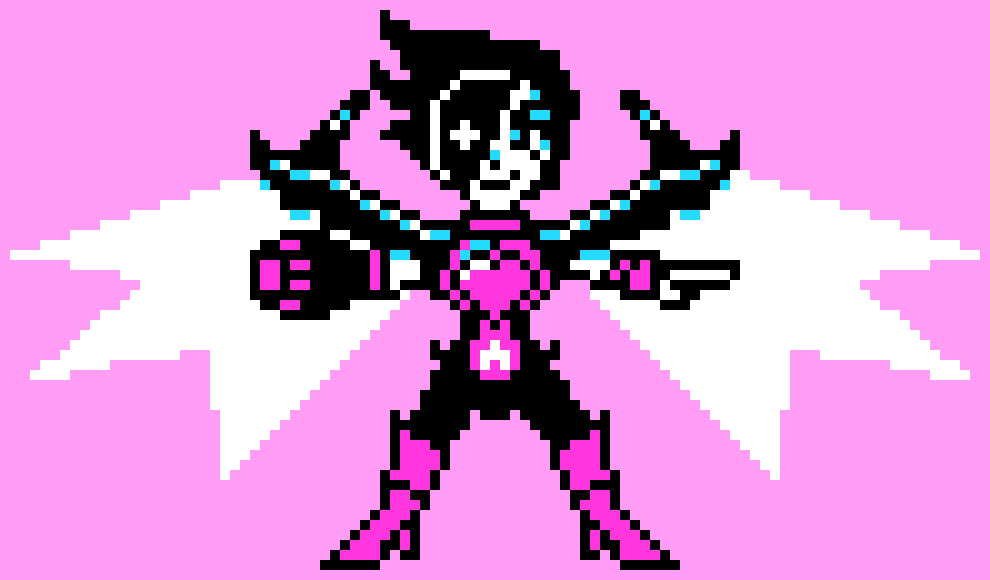 [9664c4] Undertale Mettaton NEO In-game sprite