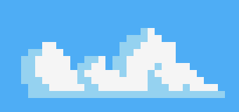 [9664c4] Clouds pixel art