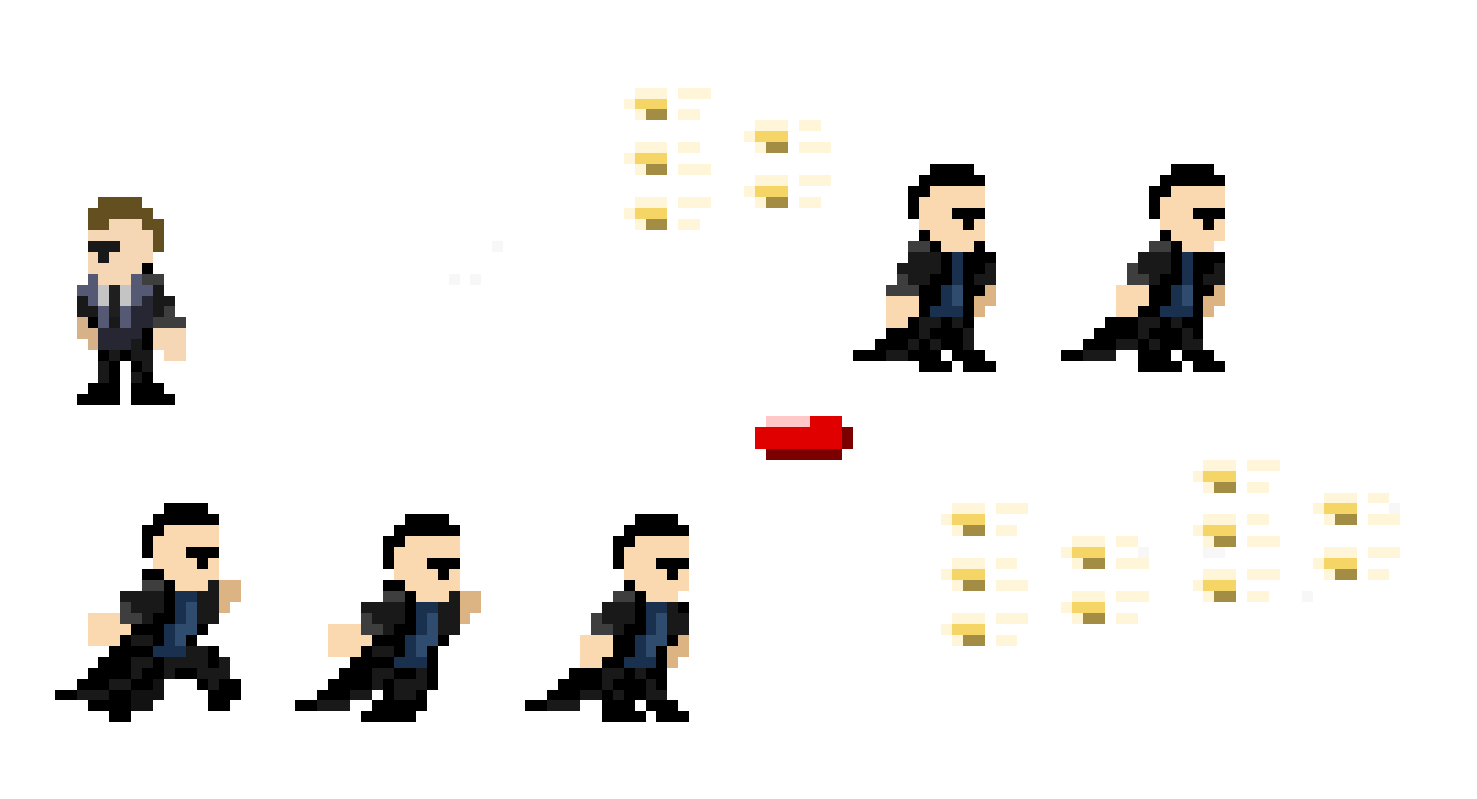 [d9f86c] pixel art matrix