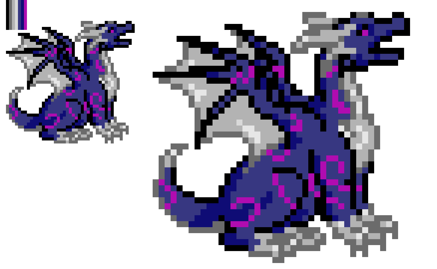 Dragon Pixel Art By:Misaelbr3