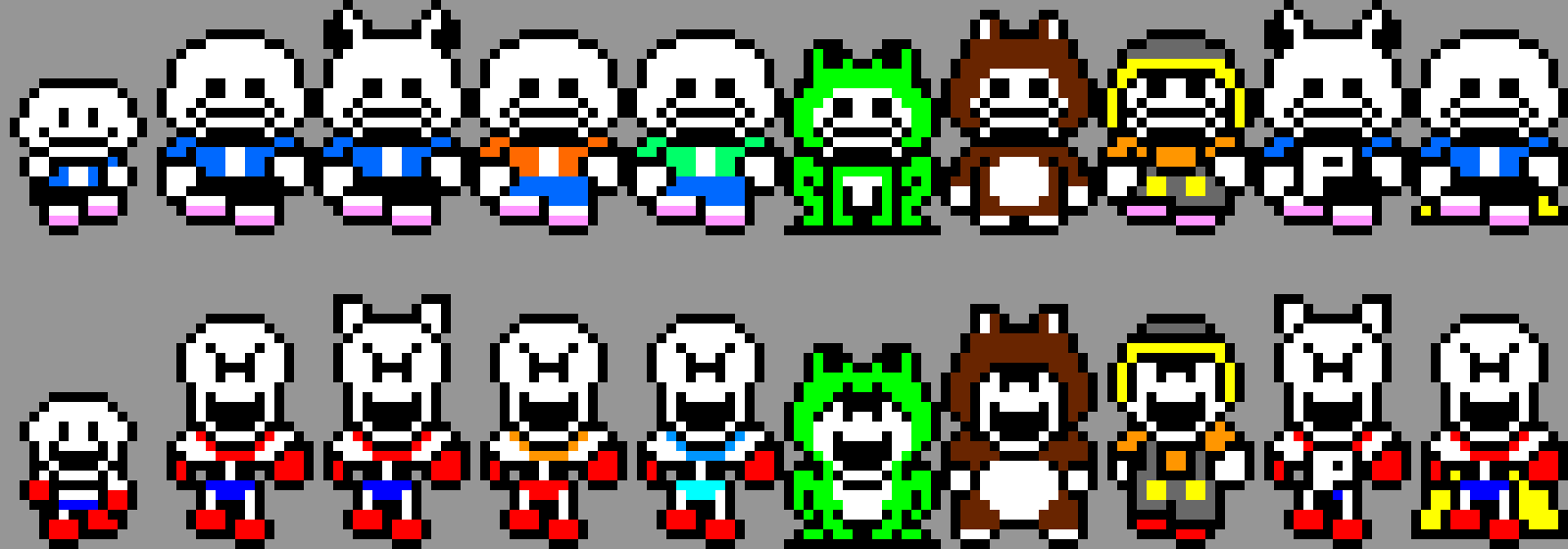 [cb38c5] SMB3 Sans & Papyrus World Map Sprites