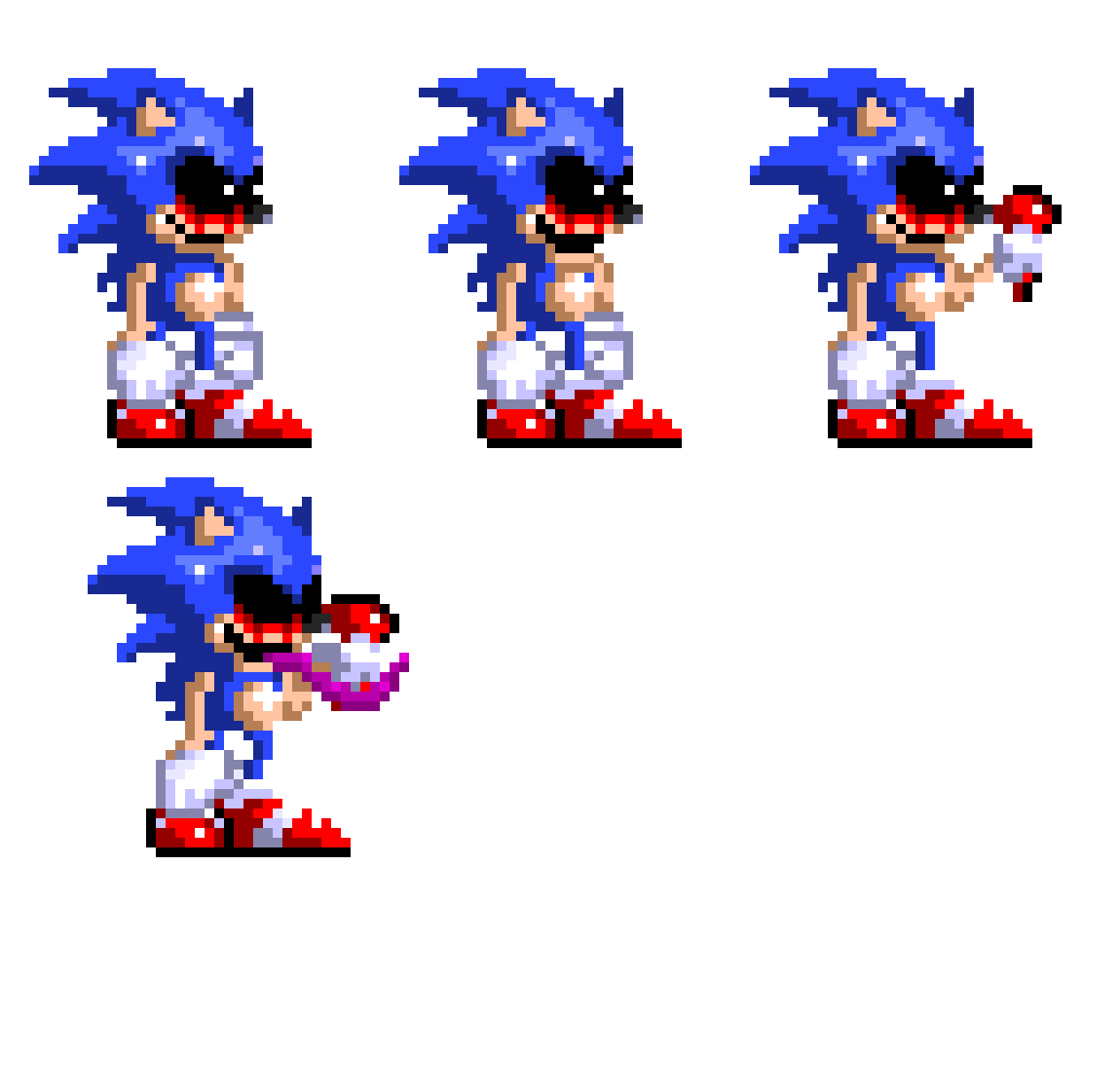Sonic exe fnf better sprites
