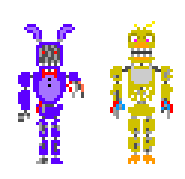 [df6266] withered chica&bonnie