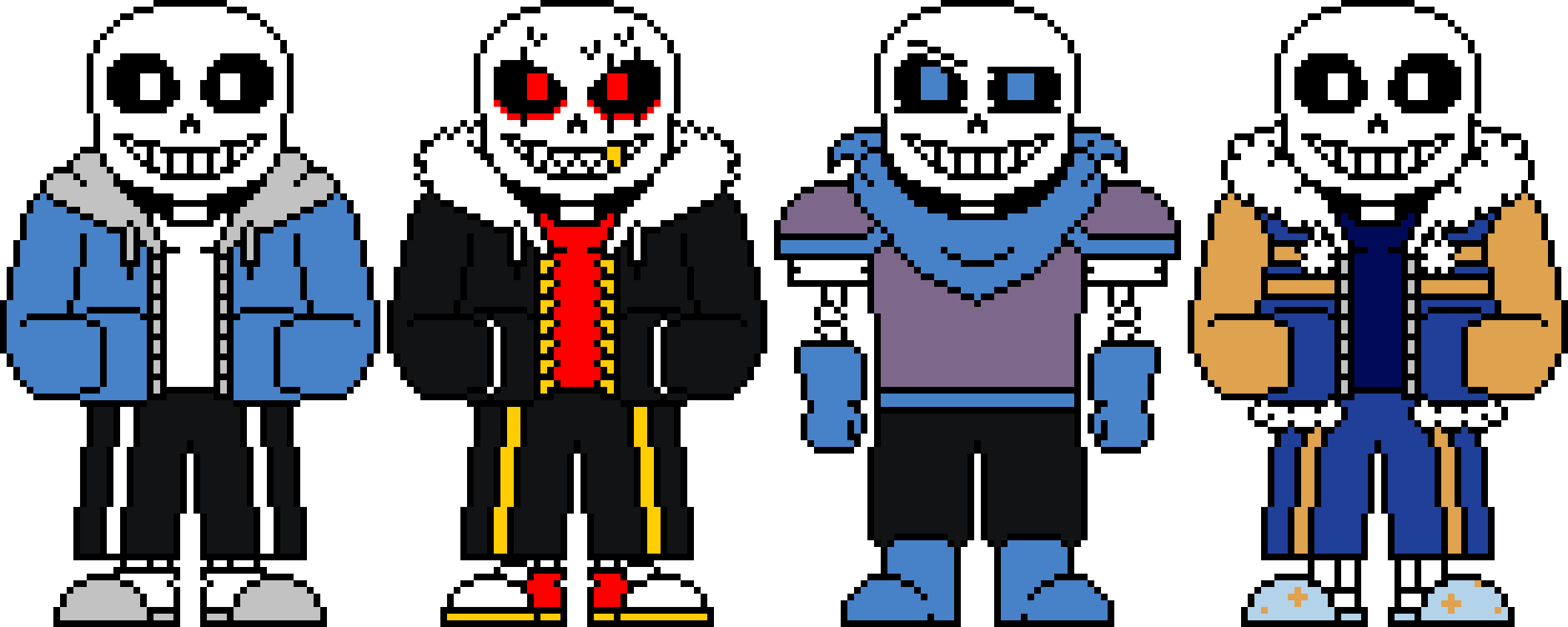 The Four Main Sans's.