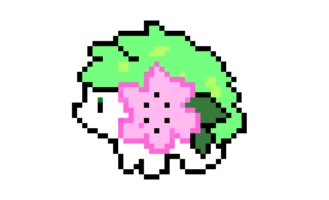 [9664c4] Shaymin pixel art