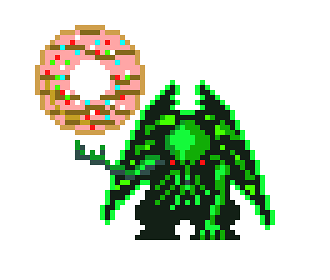 [ee464f] cthulhu bagel