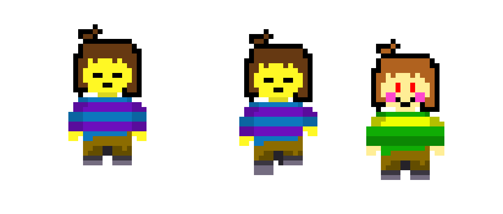 [7e258a] A Custom Frisk and chara