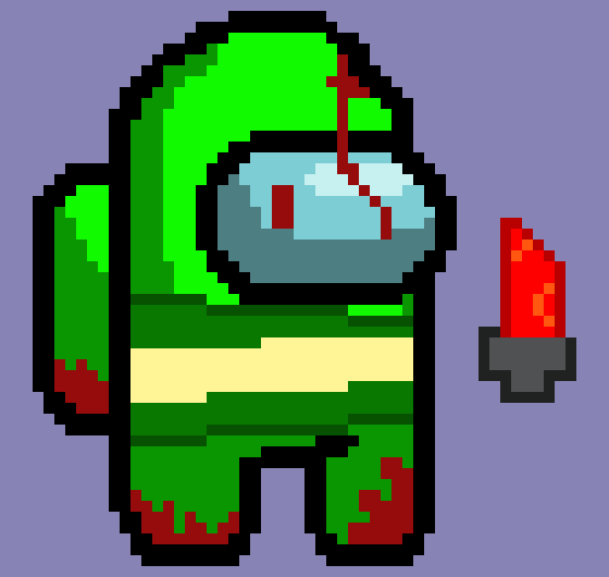 amongtale genocide green (theme: imposter + imposter)