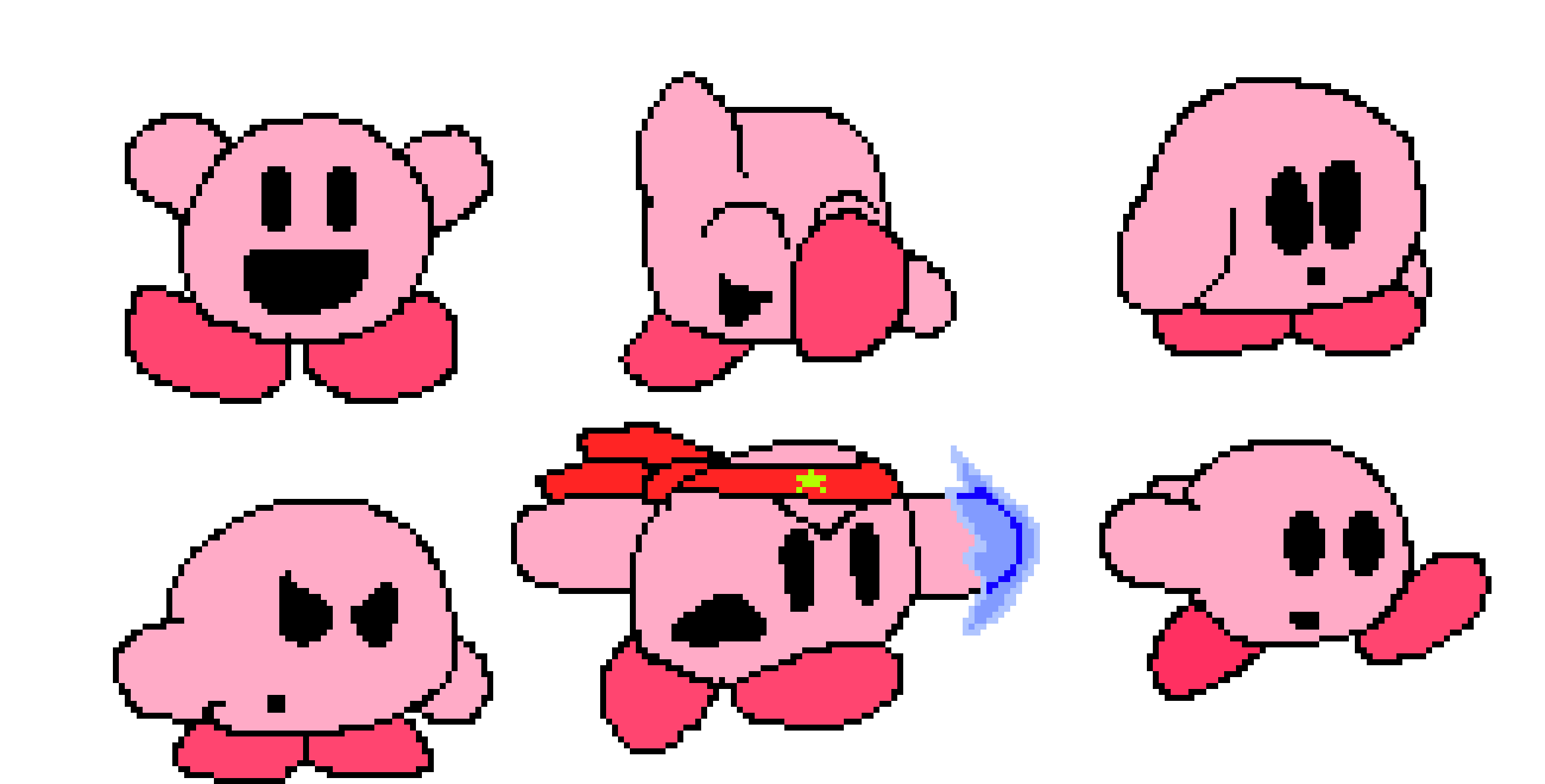 [9ca75a] kirby sprites