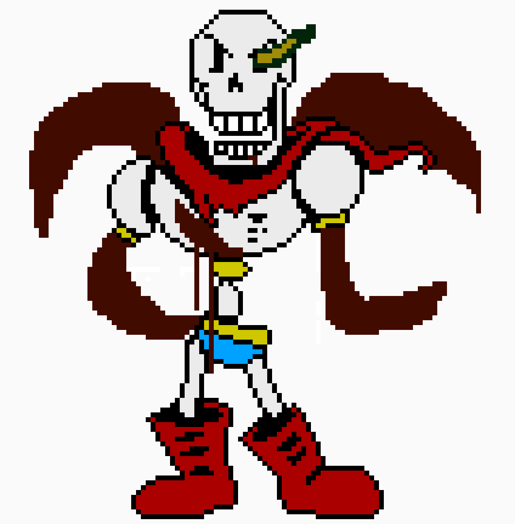[d90d0f] Undertale Papyrus sprite