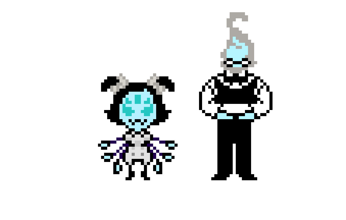 Britishtale Muffet & Grillby