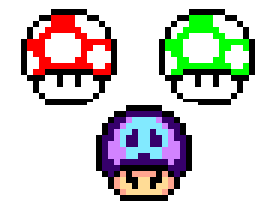 [9664c4] Mario Mushrooms
