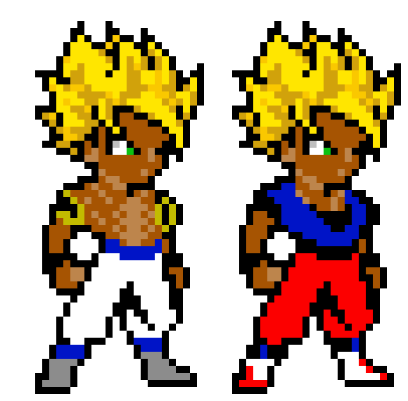 [13bf10] My fusion Oc's Super saiyan (Updated)