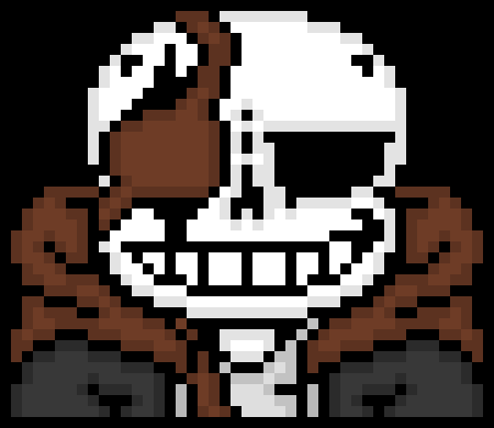 [b1dd73]  *He'd sigh.* [I know that Sans expression from anywhere, yet another brotherless skele.] "Hey fellow skello, mind if we talk in private?"