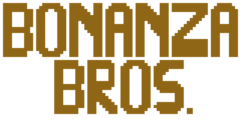 [9664c4] Bonanza Bros. Logo Atari Styled