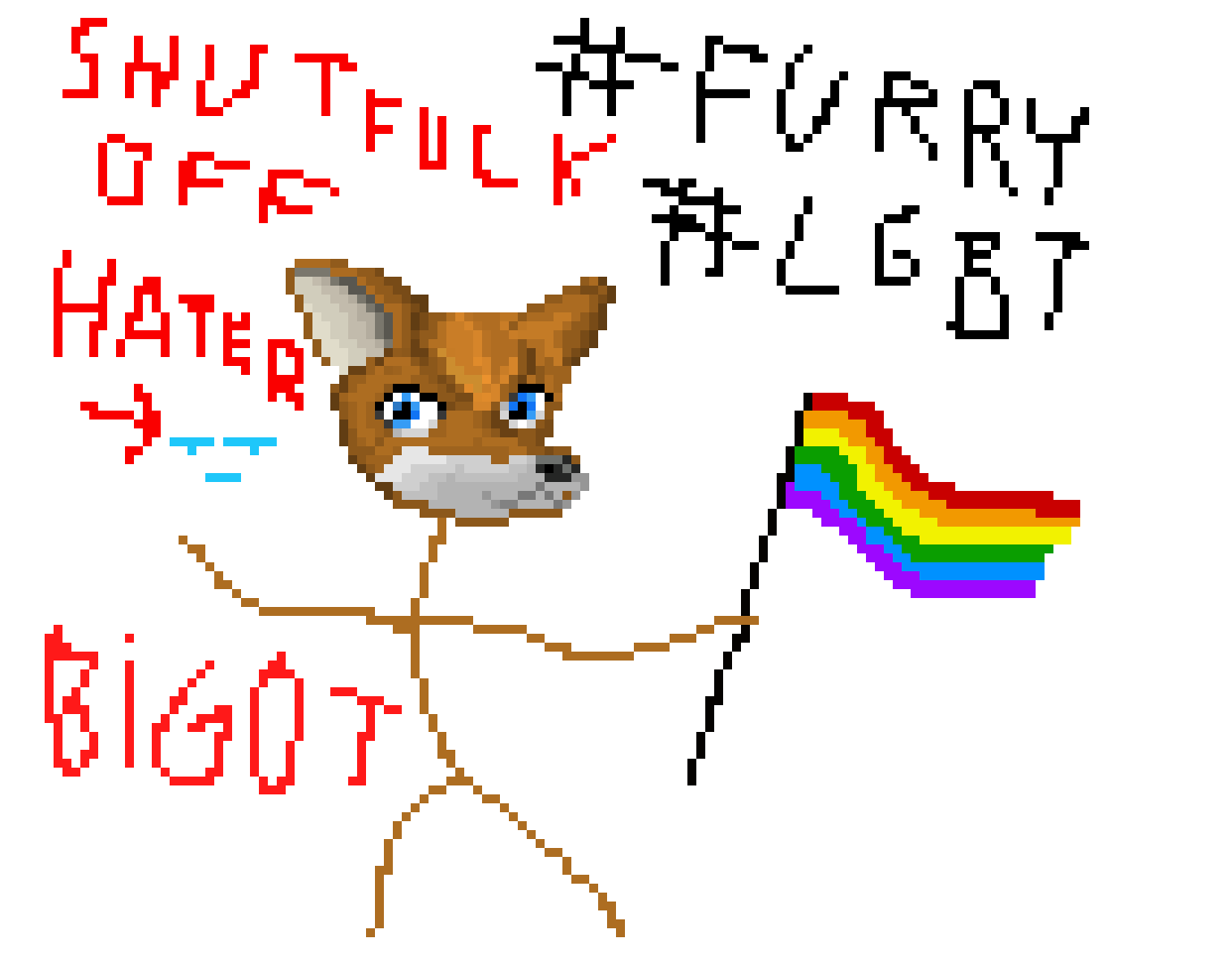 [c1ac94] wow okay bigot craker, Gay, Bi and Trans people are going to be PEOPLE wheter you like it or not
