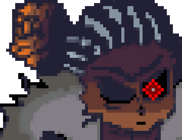 [e27272] *blue souls terror and throws him into many walls also while he is being dragged in*